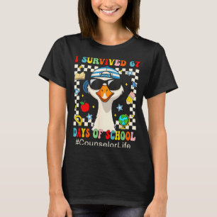 I Survived 67 Days Of School Funny Goose Boys Coun T-Shirt