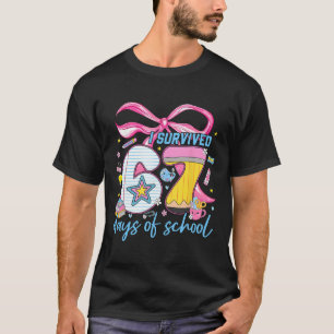 I Survived 67 Days Of School Funny Meme Kid Teache T-Shirt