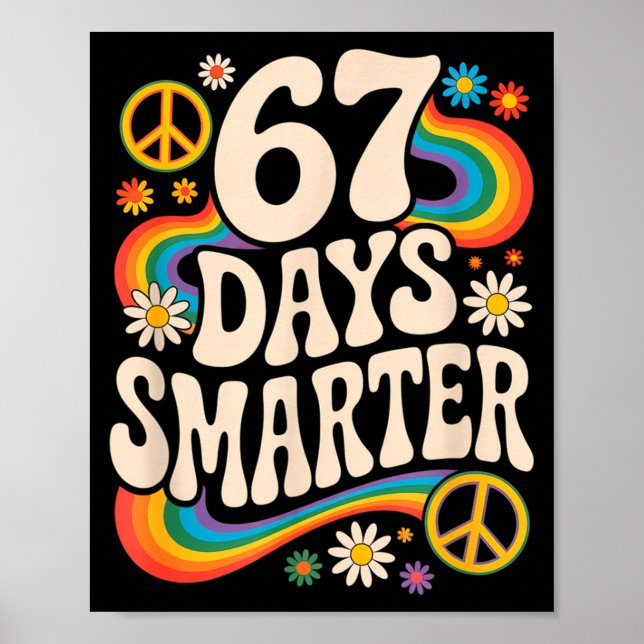 I Survived 67 Days Of School Funny Six Seven 6 7 M Poster (Front)
