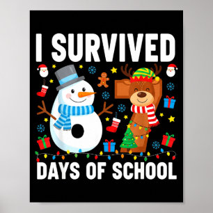 I Survived 67 Days Of School Funny Six Seven Meme Poster