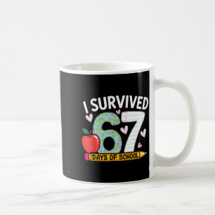 I Survived 67 Days Of School Funny Student Style Coffee Mug