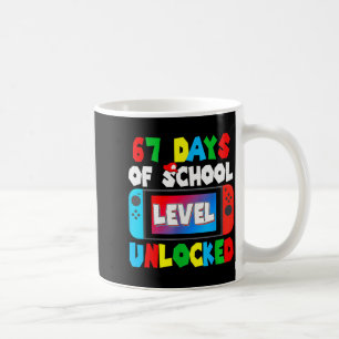 I Survived 67 Days Of School Gamer 67 Days Student Coffee Mug
