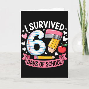 I Survived 67 Days Of School Six Seven 6 7 Teacher Card