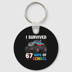 I Survived 67 Days Of School Six Seven Meme For Me Key Ring