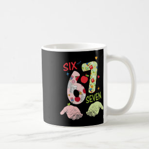 I Survived 67 Days Of School Six Seven Meme Teache Coffee Mug