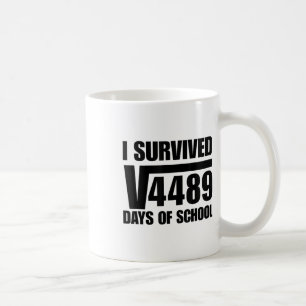 I Survived 67 Days Of School Square Root 4489 Math Coffee Mug