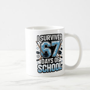 I Survived 67 Days Of School - Teachers Students H Coffee Mug