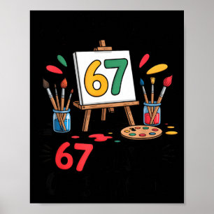 I Survived 67 Days Of School - Teachers Students M Poster