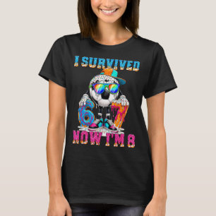 I Survived 67 Im 8 Years Old Soccer 6 7 Meme 8th T-Shirt