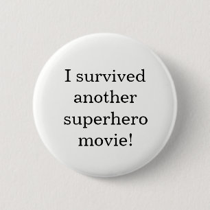 I survived 6 cm round badge
