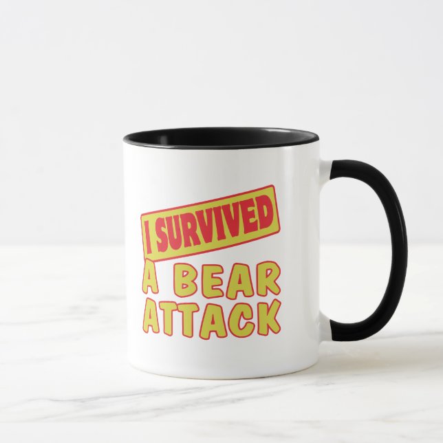 I SURVIVED A BEAR ATTACK MUG (Right)