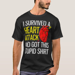 I Survived a Heart Attack Vintage Heart Attack Sur T-Shirt