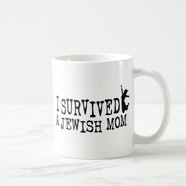 I survived a Jewish mum - the daughter version Coffee Mug (Right)