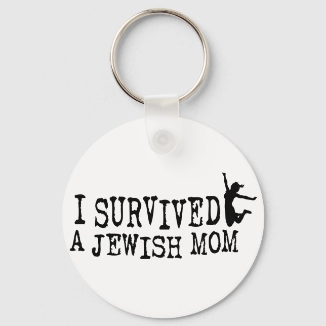 I survived a Jewish mum - the daughter version Key Ring (Front)