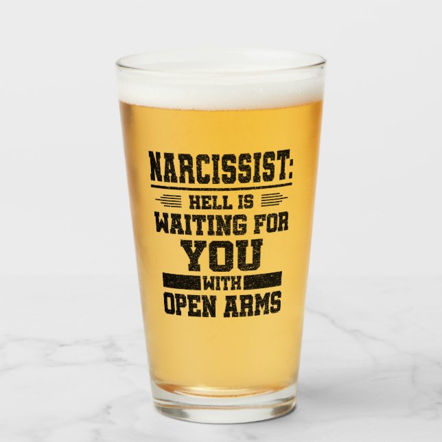 I survived a Narcissist Glass (Front Filled)