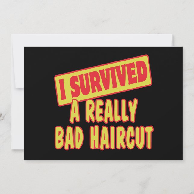I SURVIVED A REALLY BAD HAIRCUT (Front)