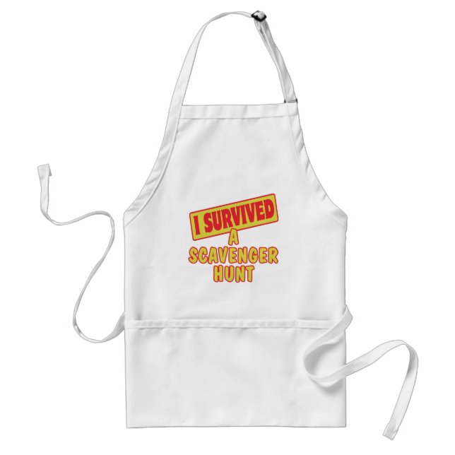 I SURVIVED A SCAVENGER HUNT STANDARD APRON (Front)