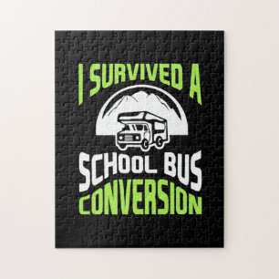 I Survived A School Bus Conversion Jigsaw Puzzle