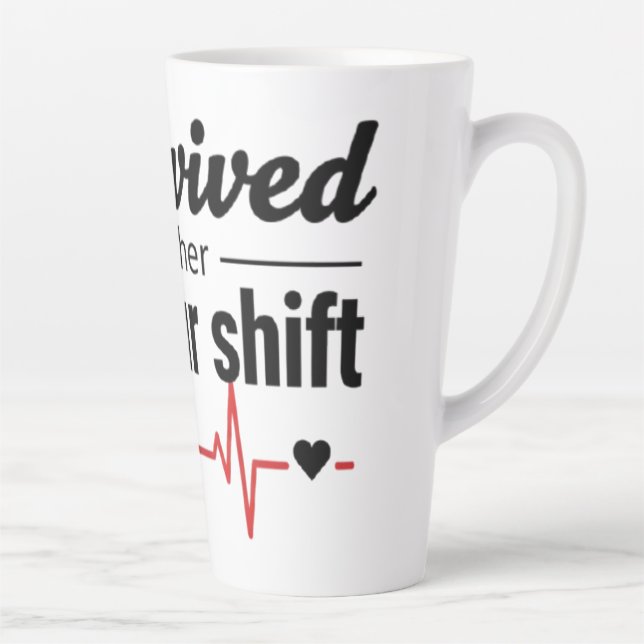 I Survived Another 12-Hour Shift Nurse Coffee Mug  (Right)