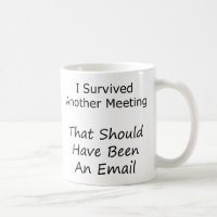 I survived another meeting That should have been