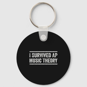 I Survived Ap Music Theory Funny Ap Examination Qu Key Ring