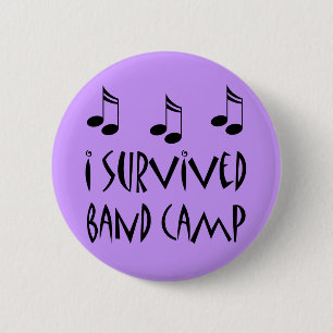 I Survived Band Camp 6 Cm Round Badge
