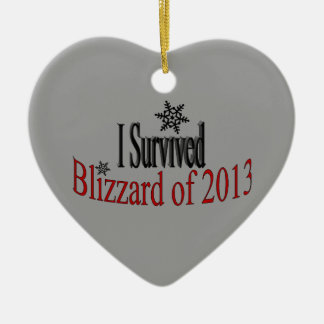I Survived Blizzard 2013 Ornament