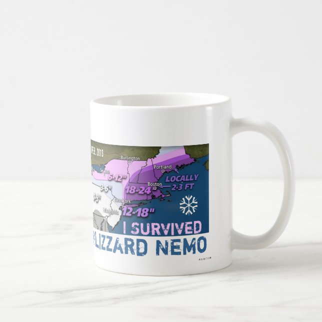 I Survived Blizzard Nemo 2013 Mug 1 (Right)