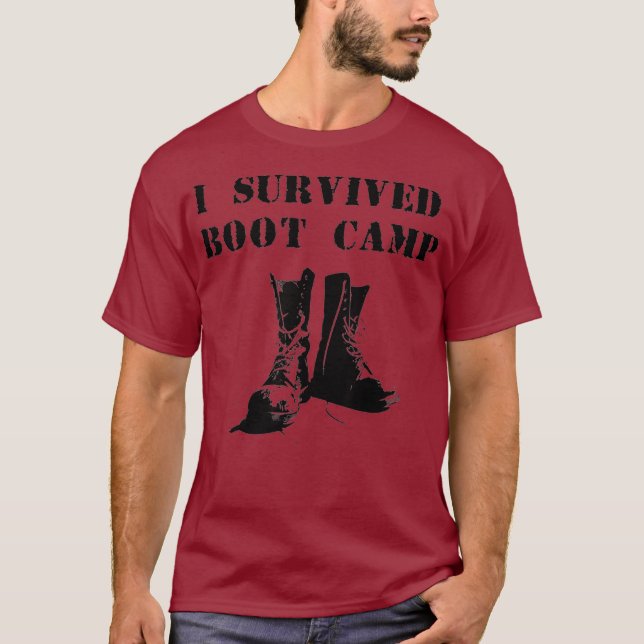 I Survived Boot Camp T-Shirt (Front)