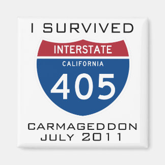 I Survived Carmageddon Magnet