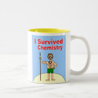 I Survived Chemistry Two-Tone Coffee Mug