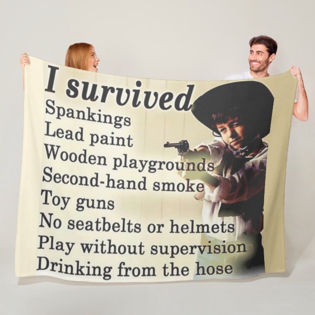 I SURVIVED FLEECE BLANKET (In Situ)