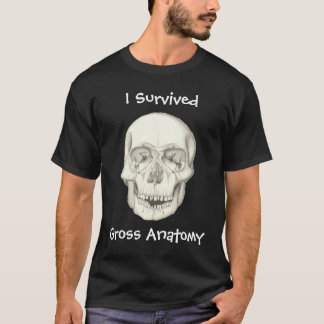 "I Survived Gross Anatomy" dark shirt
