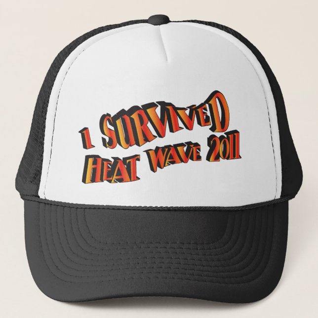 I Survived Heat Wave 2011   Hat (Front)