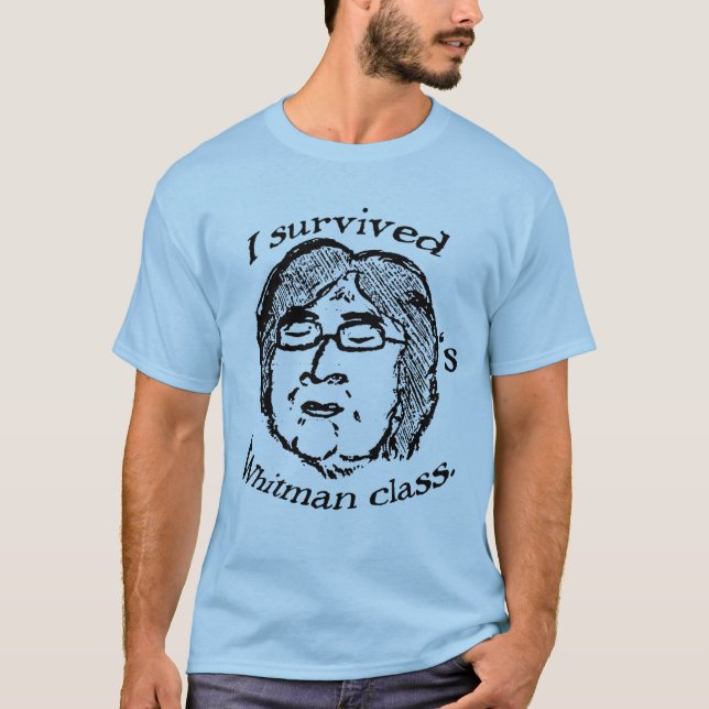 I Survived Helen Vendler's Whitman Class T-Shirt (Front)