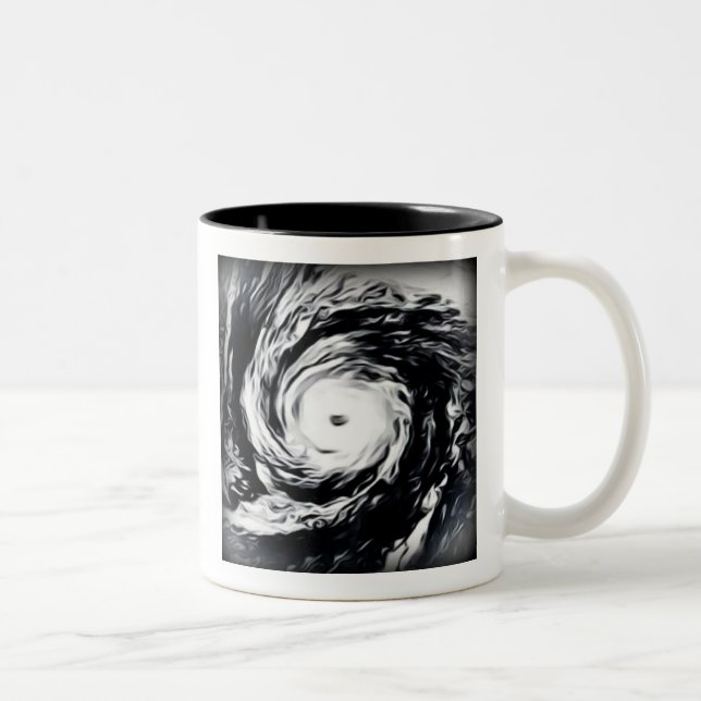 I Survived Hurricane Florence Two-Tone Coffee Mug (Right)