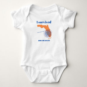 I survived Hurricane Ian 2022 Florida Strong Baby Bodysuit