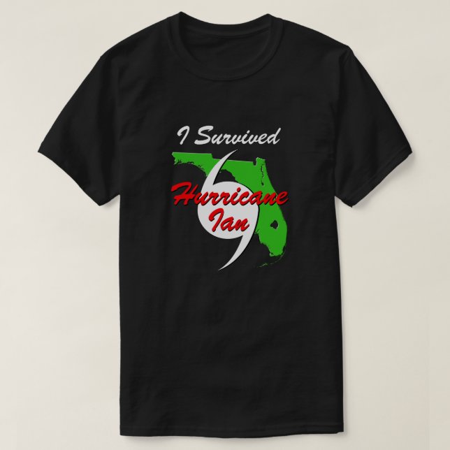 I Survived Hurricane Ian T-Shirt (Design Front)