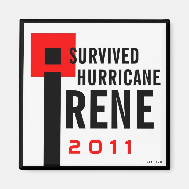 I Survived Hurricane Irene Magnet 2 (Front)