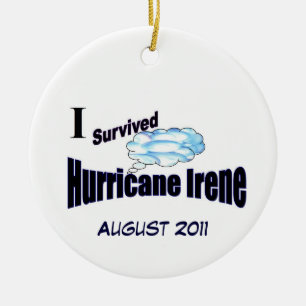 I Survived Hurricane Irene Ornament