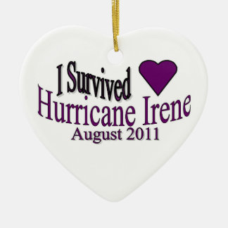 I Survived Hurricane Irene Ornament