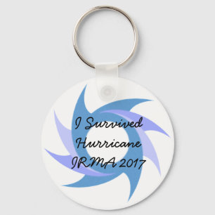 I Survived Hurricane Irma 2017 Button KEY CHAIN