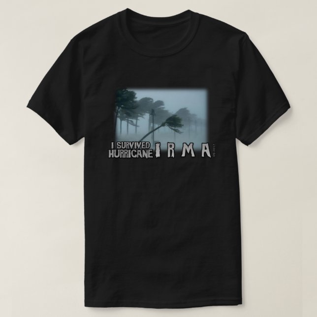 I survived Hurricane Irma gloom T-Shirt (Design Front)