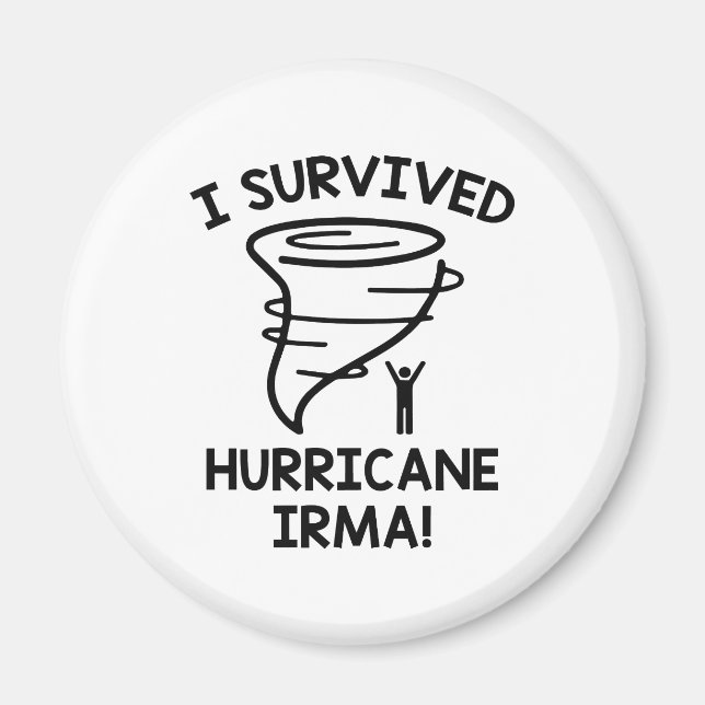 I Survived Hurricane Irma Magnet (Front)