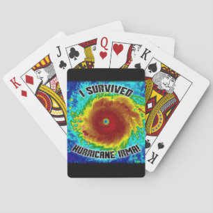 I Survived Hurricane Irma Playing Cards