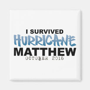 I Survived Hurricane Matthew October 2016 Magnet