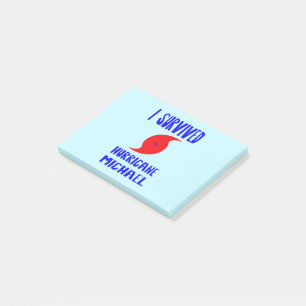 I Survived Hurricane Michael Post-it Notes