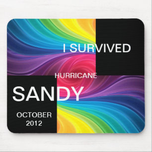 I SURVIVED HURRICANE SANDY 2012 MOUSE PAD