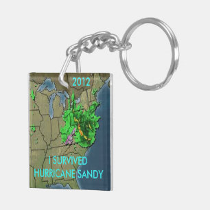 I SURVIVED HURRICANE SANDY KEY RING