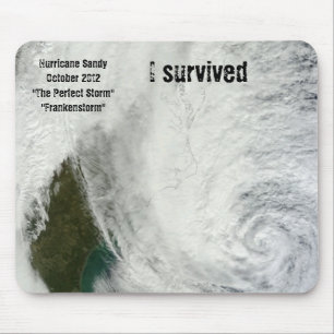 "I Survived Hurricane Sandy" Mousepad
